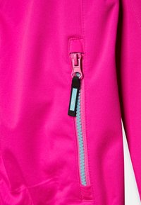 CMP KID FIX HOOD UNISEX - Casaco softshell - purple fluo-acqua