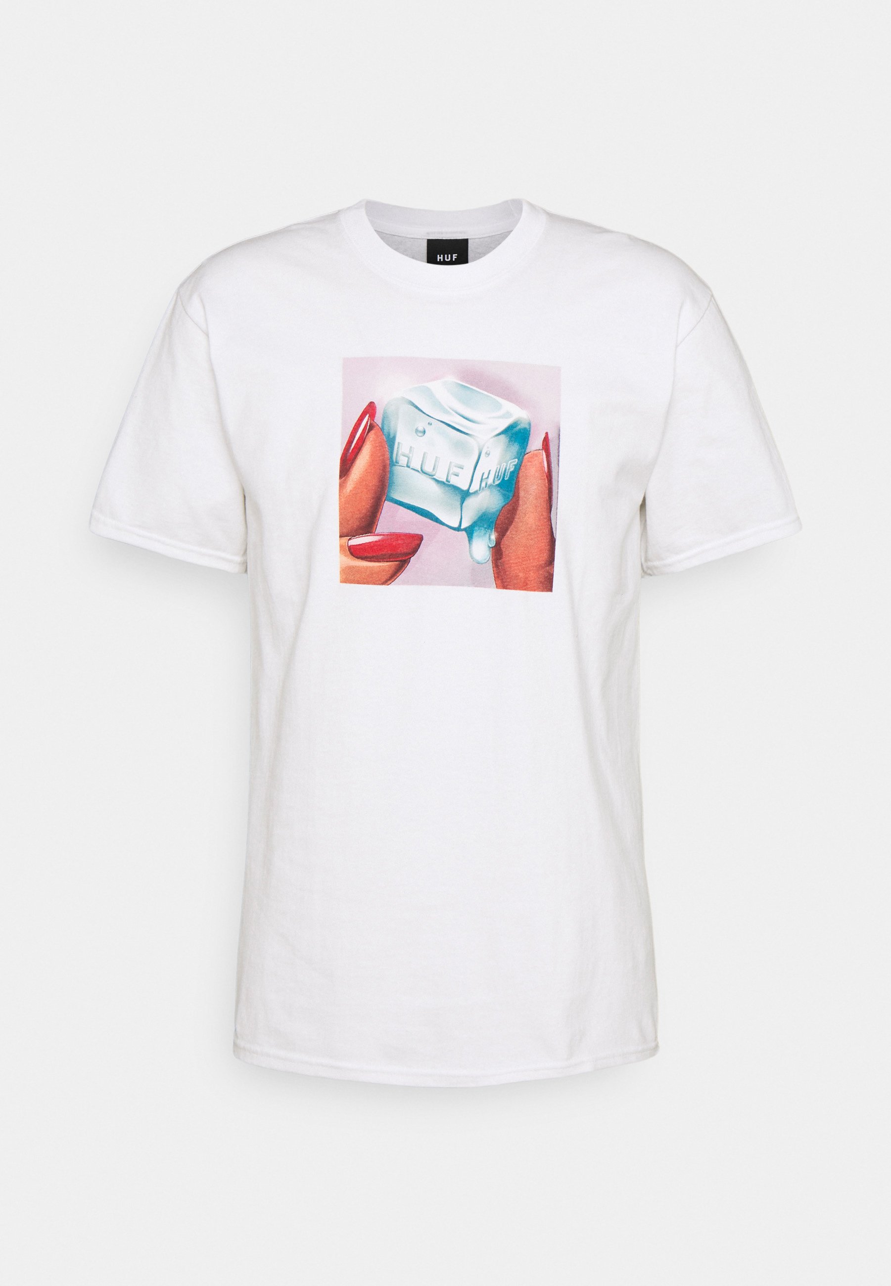 HUF ICE MELTS TEE - T-shirt con stampa - white/bianco - Zalando.it