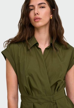 JDY, DRESS JDYWILLY MIDI DRESS - Vestito casual - dark olive