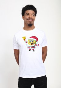 Henry Tiger SPONGEBOB SQUAREPANTS SPONGE CLAUS - T-shirt z nadrukiem