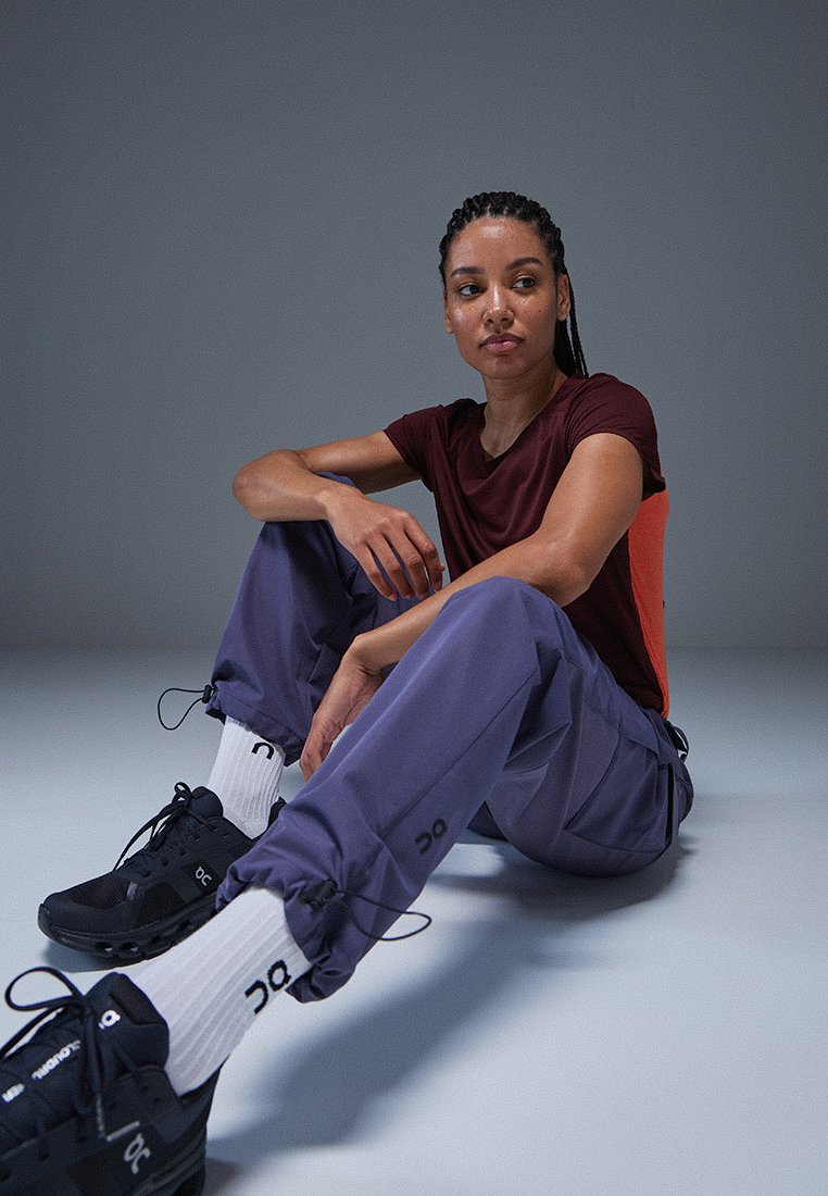 On Outdoorbroeken taupe On Outdoorbroeken taupe