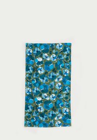 Seasalt Cornwall SUMMER CIRCLE - Kruhová šála - teal paper hellebores forest green