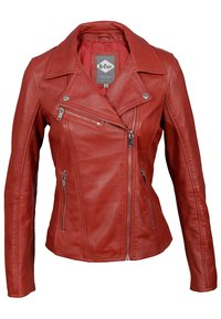 Lee Cooper - BONNIE - Leather jacket - red Thumbnail Image 1