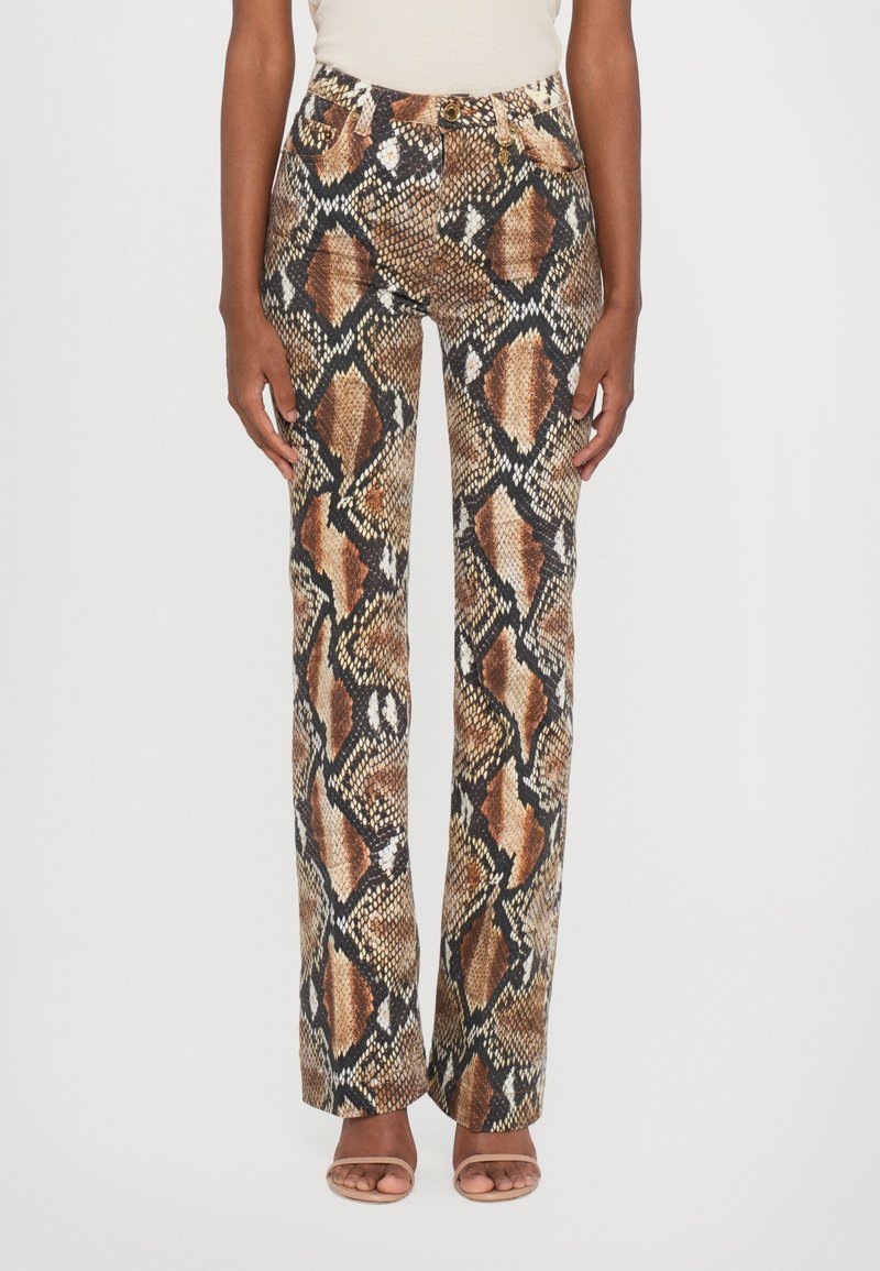 Roberto Cavalli TROUSERS - Karcsúsított farmerek - brown