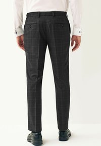 Next SLIM FIT CHECK - Püksid - charcoal grey