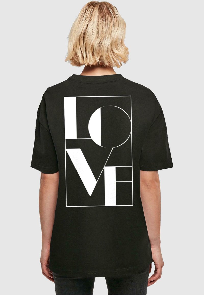 Merchcode LOVE BOYFRIEND Tshirt print black/zwart Zalando.nl