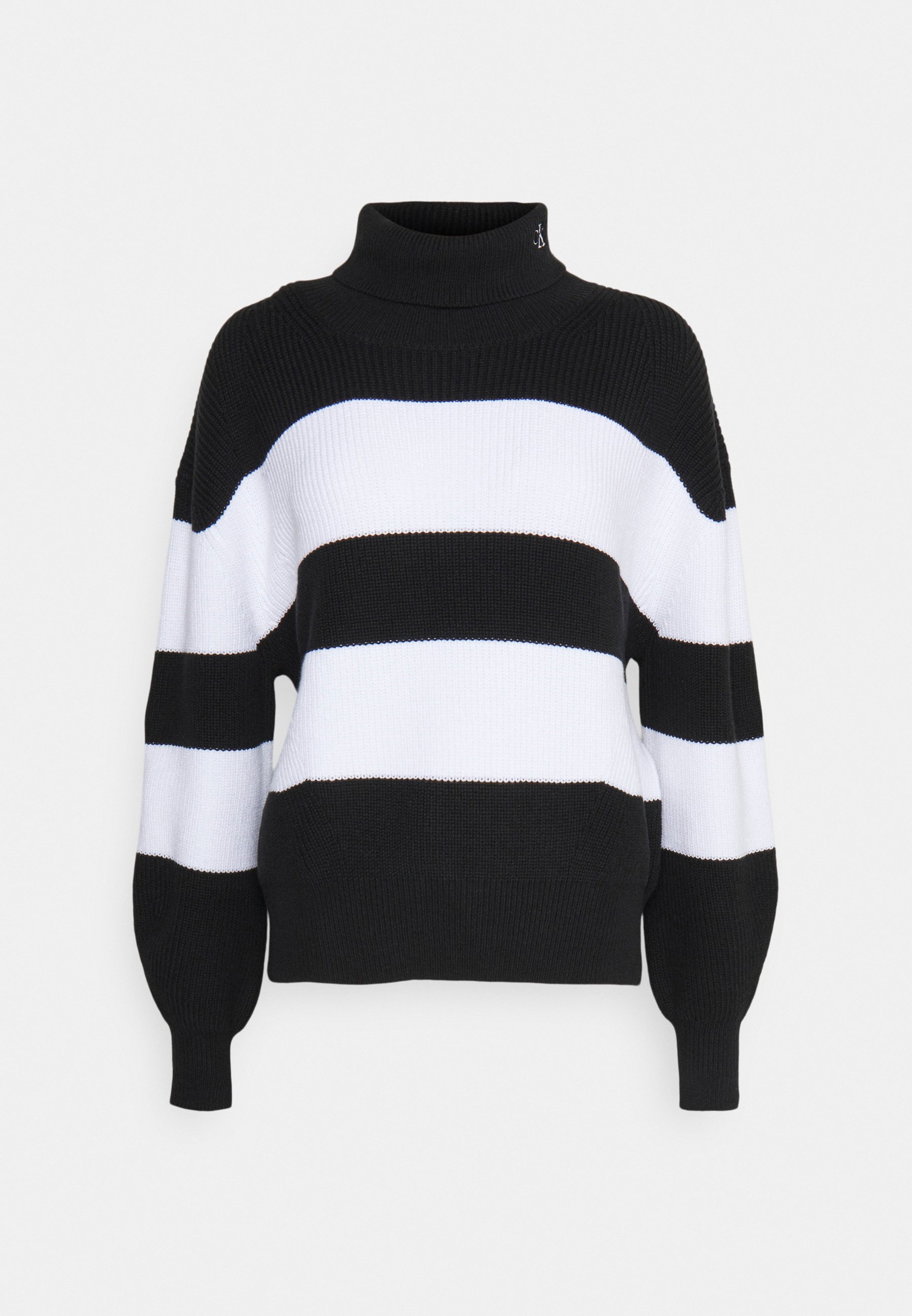 Calvin klein black and white jumper Clearance