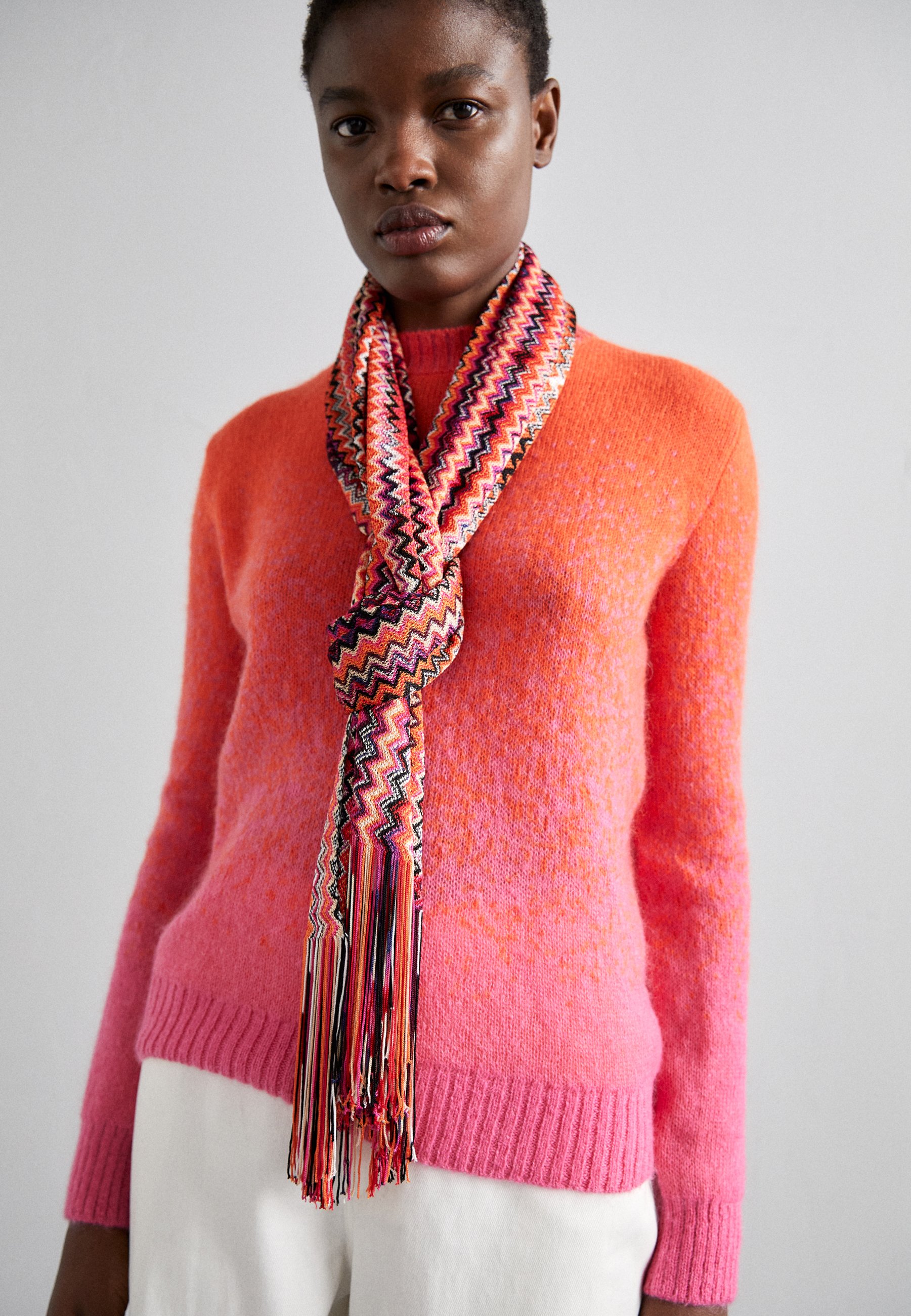 Shawl Sciarpa Rossa Donna Foulard Sciarpa Moschino Zalando Sciarpa