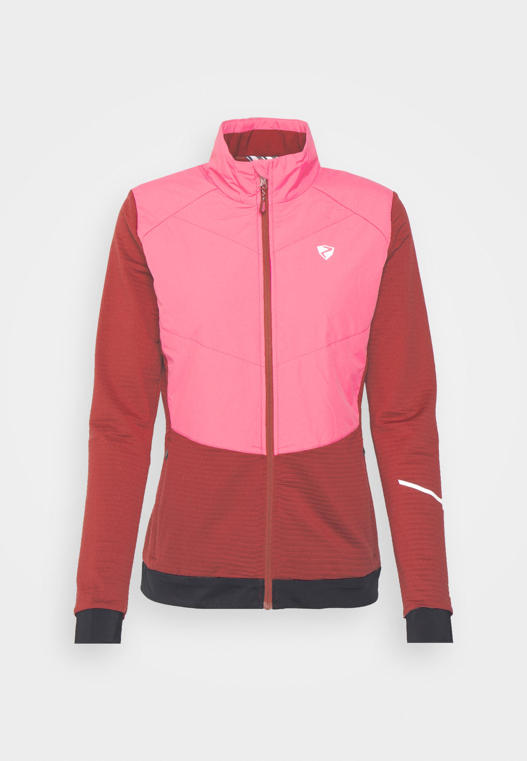 pink polo jacket
