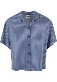RESORT - Button-down blouse - vintagebluepinstripe