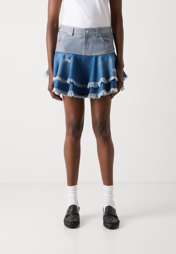 SKIRT - A-line skirt - indigo wash4