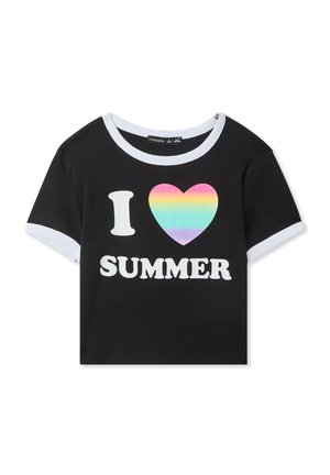T-shirt con stampa - nero