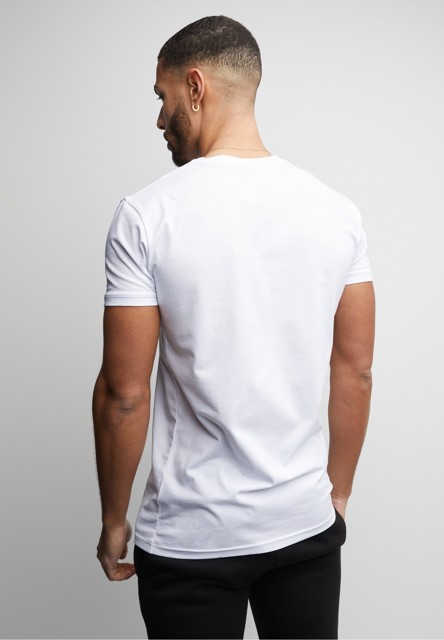Gym King T-shirt basic - white/wit 