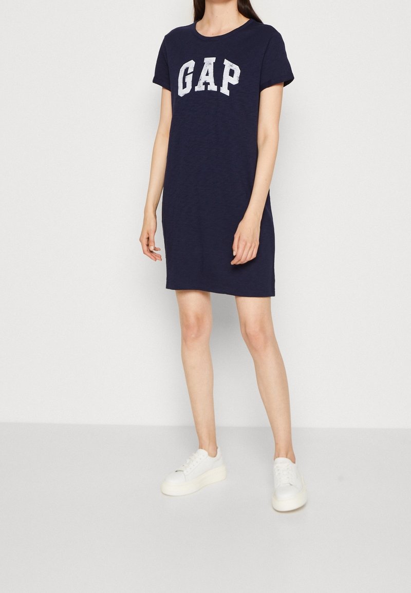GAP Jersey dress - dark blue - (Pre-owned) - Zalando.ie