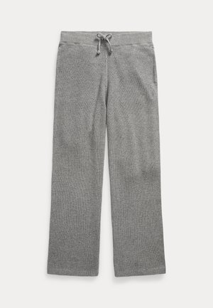 Polo Ralph Lauren, WAFFLE-KNIT WOOL-COTTON SWEATPANT - Pantalon classique - fawn grey heather