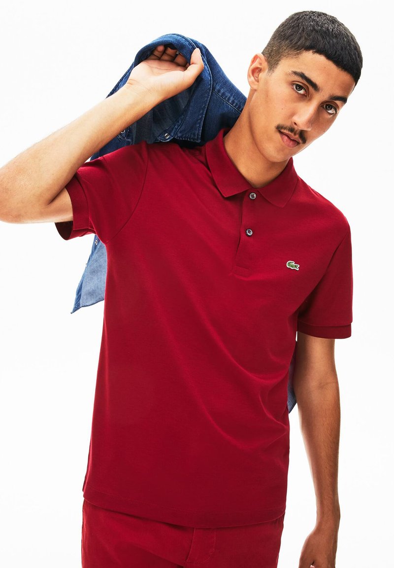 Lacoste Polokošeľa - bordeaux