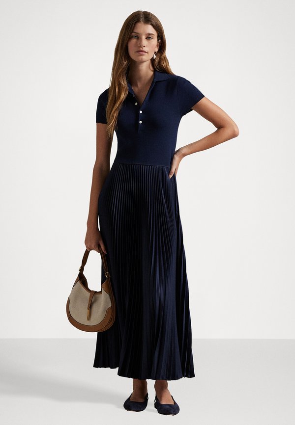 POLO SWEATER BODICE DRESS - Maxi dress4