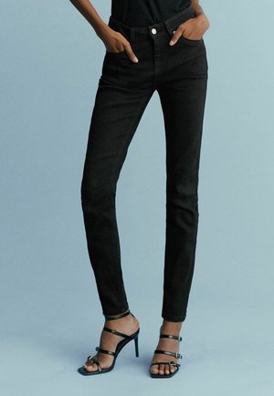 SUPER SOFT STANDARD TALL - Blugi slim fit - black