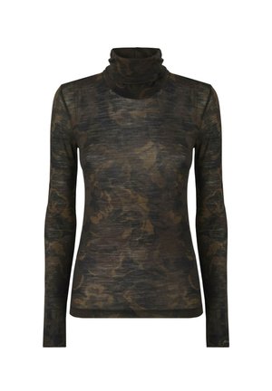 Pinko, 107735-A3MT BRENDOLA ROLL-NECK SWEATER - Camiseta de manga larga - multi green black