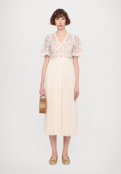 Needle & Thread ROSIE SHORT SLEEVE BALLERINA DRESS - Proginė apranga - cream