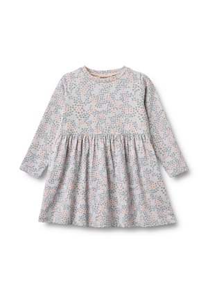 SESSA - Jerseykjole - powder blue flowers
