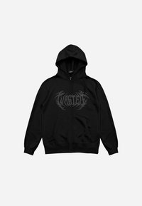 UNISEX AIM HOODIE ZIP - Felpa con zip - black/dark grey