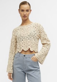 Object BESTICKTES - Trui - sandshell