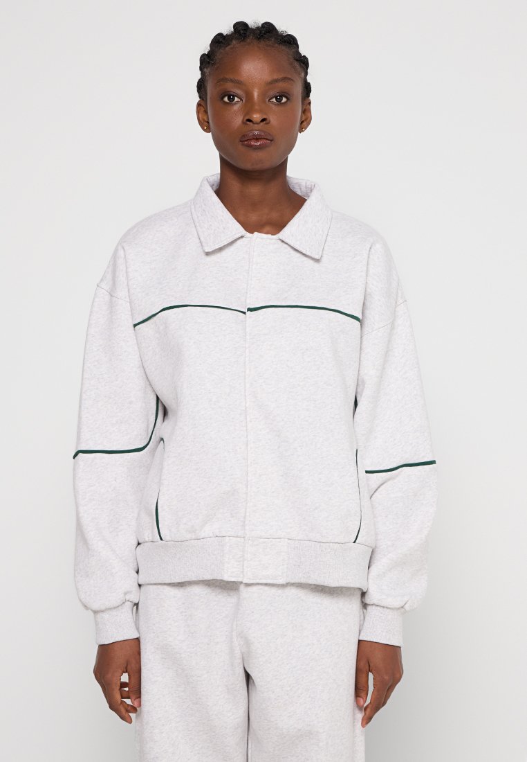 OH APRIL Sweater met rits lichtgrijs OH APRIL Sweater met rits lichtgrijs