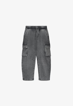 Terranova, PANTALONE GINNICO LUNGO TINTA UNITA - Pantaloni cargo - grigio