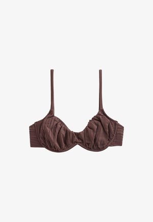 Self., REGULAR FIT - BIKINI TOP . - Top de bikini - chocolate brown
