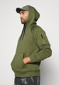 Nike Performance Sweatshirt com capuz - rough green heather alligator black