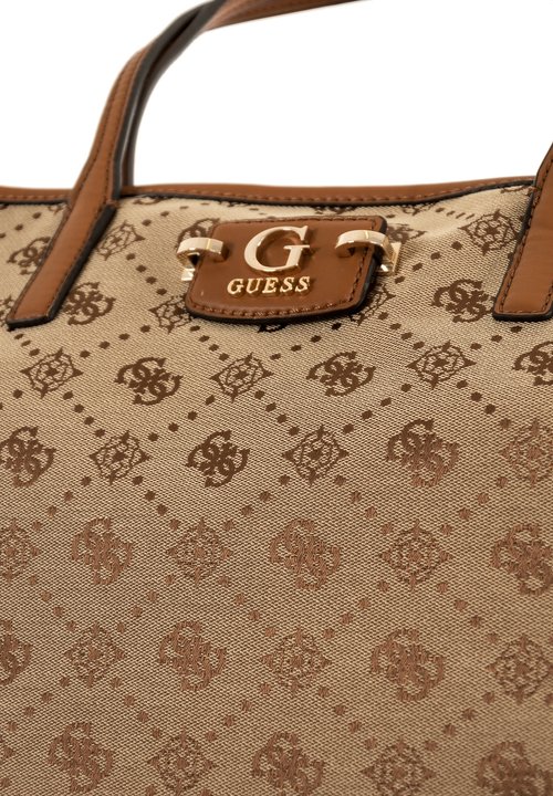 GUESS Neda 2 In 1 Tote: Borsa Donna A Tracolla In Jacquard Peonia 4G Con Tasca Removibile - 3