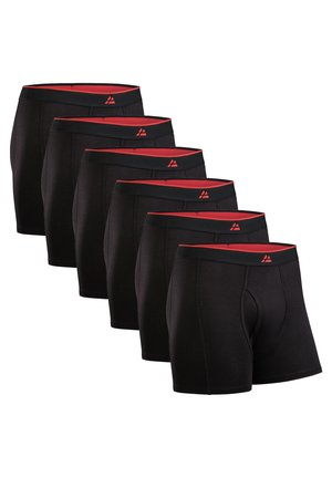Danish Endurance 6 PACK ULTRASOFT WITH FLY - Boxer shorts - black