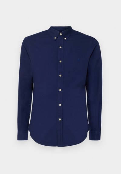 Polo Ralph Lauren SLIM FIT GARMENT-DYED OXFORD SHIRT - Cămașă - spring navy