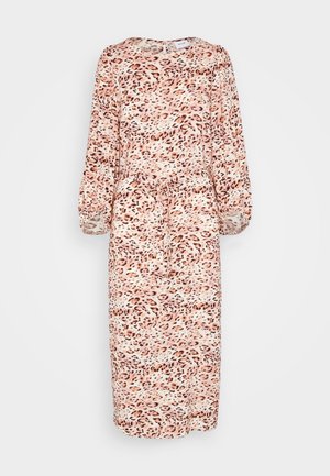 VILA, VIOLIVIA MIDI BELT DRESS - Nappali ruha - white smoke
