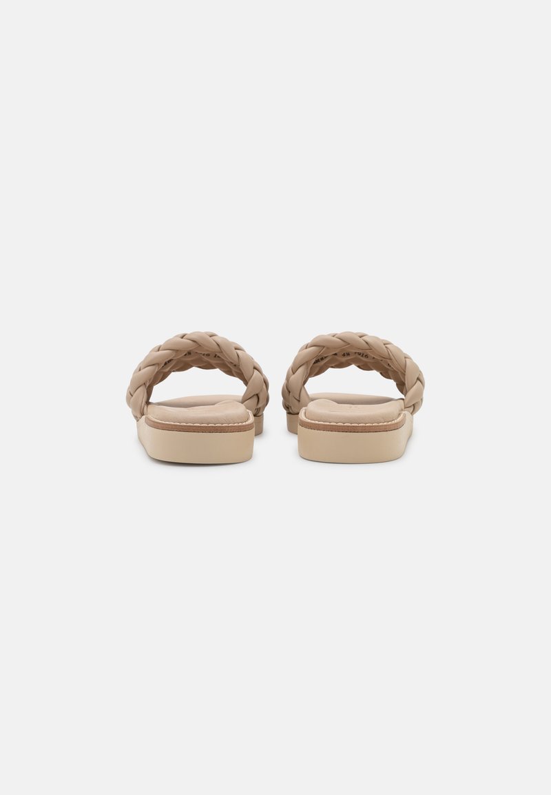 Damen Flache Pantoletten | Paul Green Pantolette flach dakar/beige - PH58531 Damen Flache Pantoletten | Paul Green Pantolette flach dakar/beige - PH58531