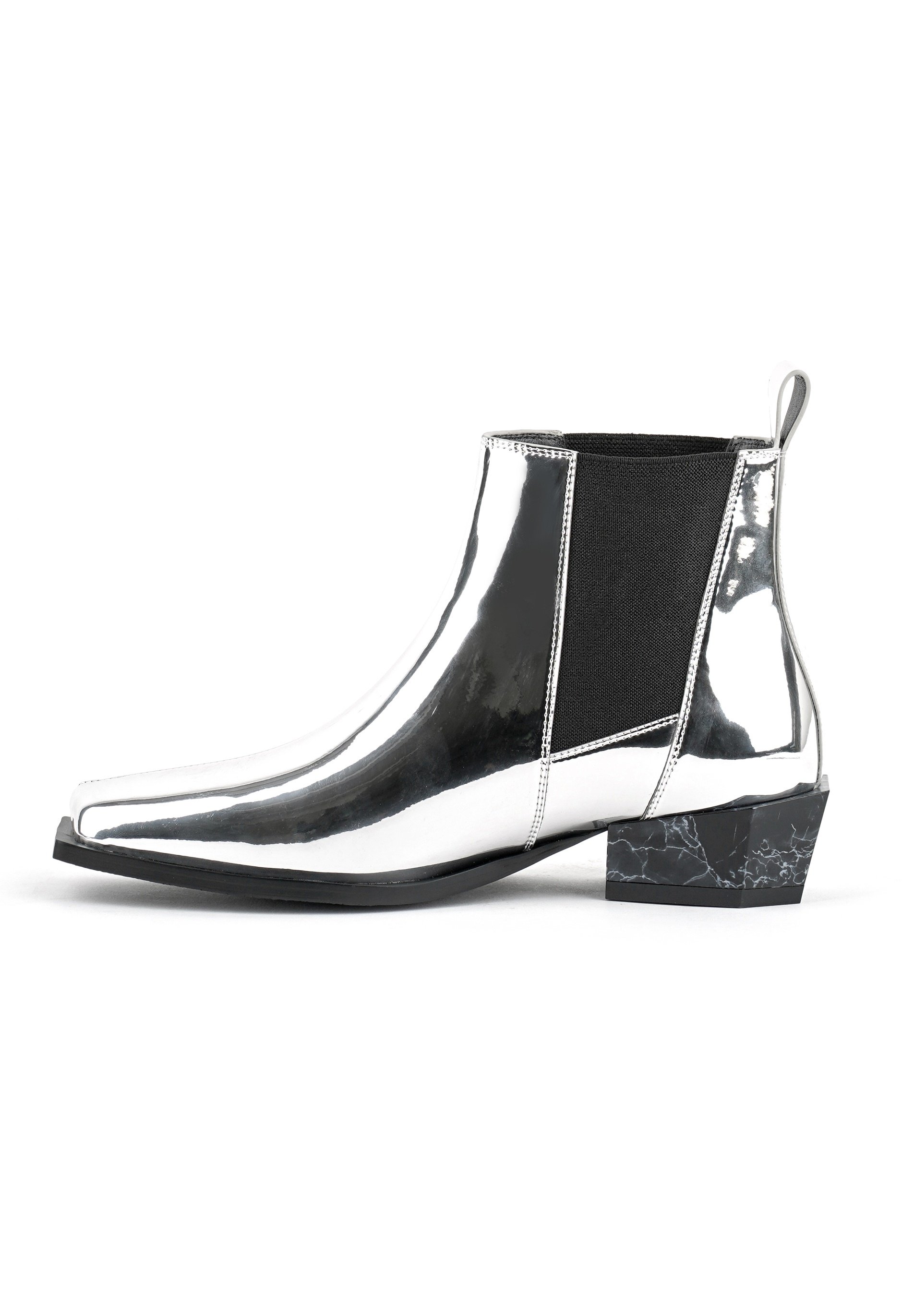United Nude TETRA CHELSEA LO - Botines bajos - silver/plateado - Zalando.es