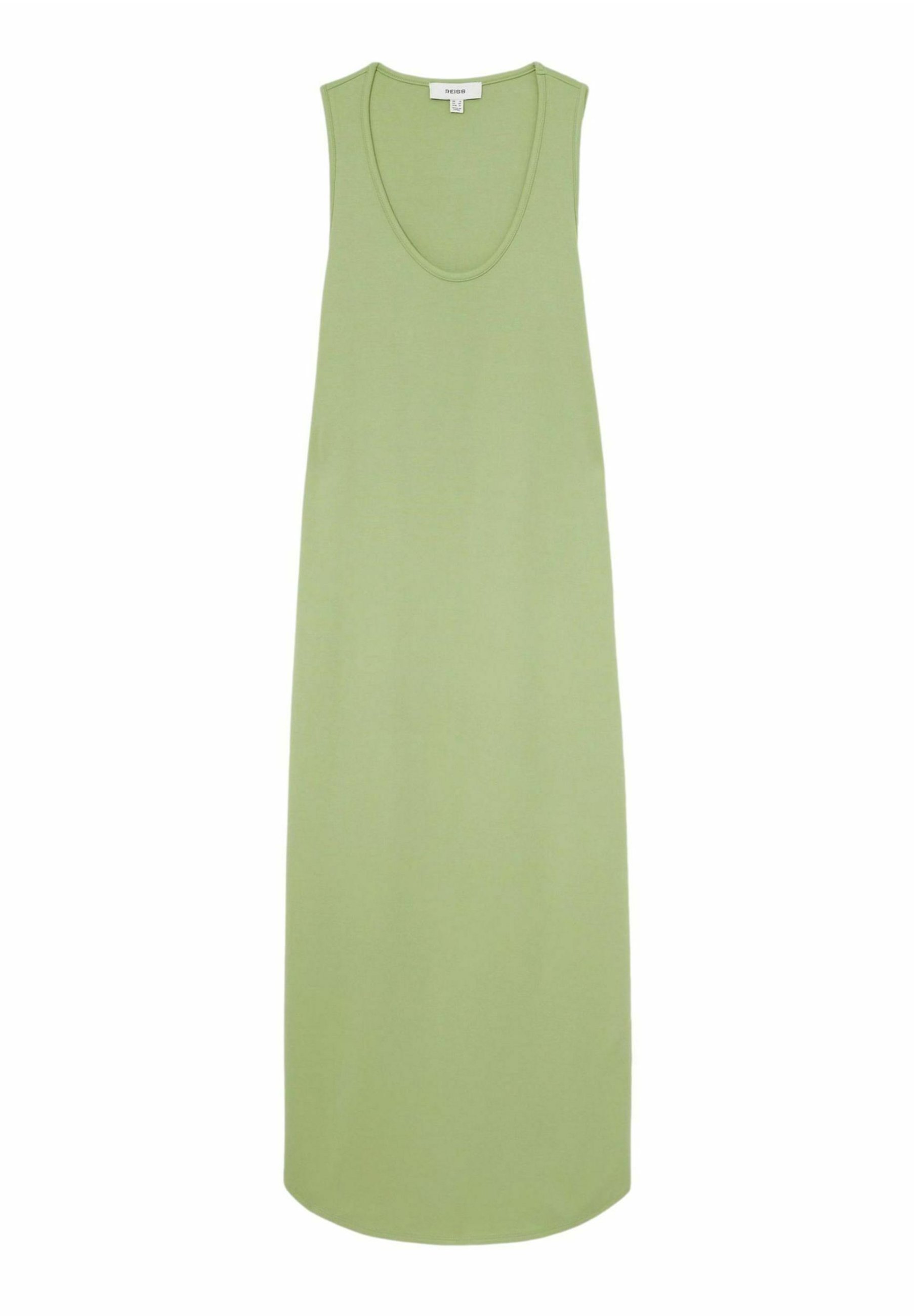 reiss pale green dress Reiss Womens Light Green Sleeveless Midi