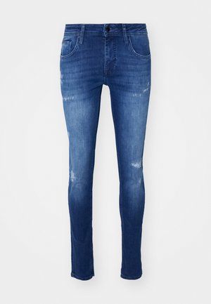 OZZY POWER STRETCH TAPERED - Vaqueros slim fit - blu denim