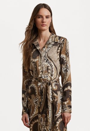 SHADNY PAISLEY TWILL SHIRTDRESS - Shirt dress - brown multi