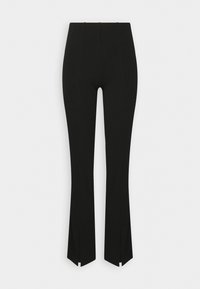 ONLFIONA SLIT PANT - Hlače - black