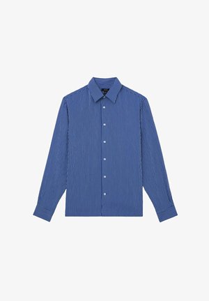 Reiss, REGULAR FIT - BOONE PINSTRIPE LONG-SLEEVE REGULAR-FIT SHIRT . - Hemd - blue white