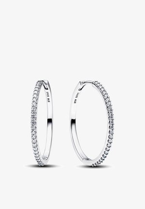 Pandora, BOUCLES D'OREILLES CRÉOLES SCINTILLANTES - Orecchini - silver-coloured