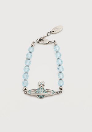 MESSALINE - Náramok - platinum-coloured/aqua bohemica