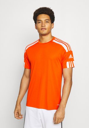 adidas Performance SQUADRA 21 JERSEY SS - Tričko s potlačou - teaora/white