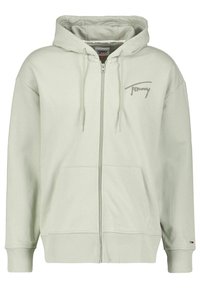 Tommy Jeans Sudadera con cremallera - light green