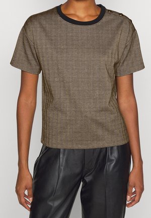 T-shirt con stampa - black