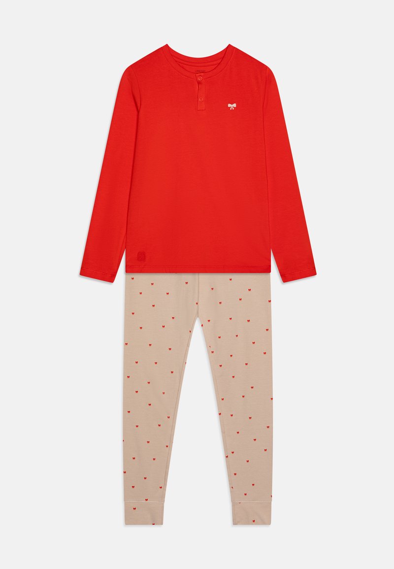 Liewood WILHELM PRINTED UNISEX SET - Pyjama - sandy/apple red