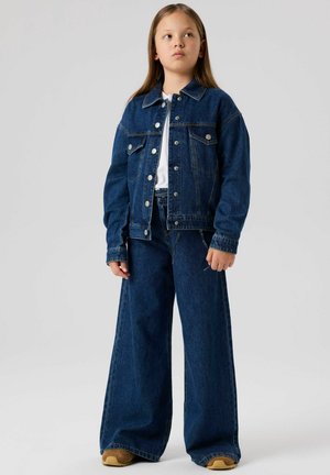Name it, NKFBELLA SKATER XWIDE JEANS 3111-ZA NOOS - Laza szabású farmerek - dark blue denim