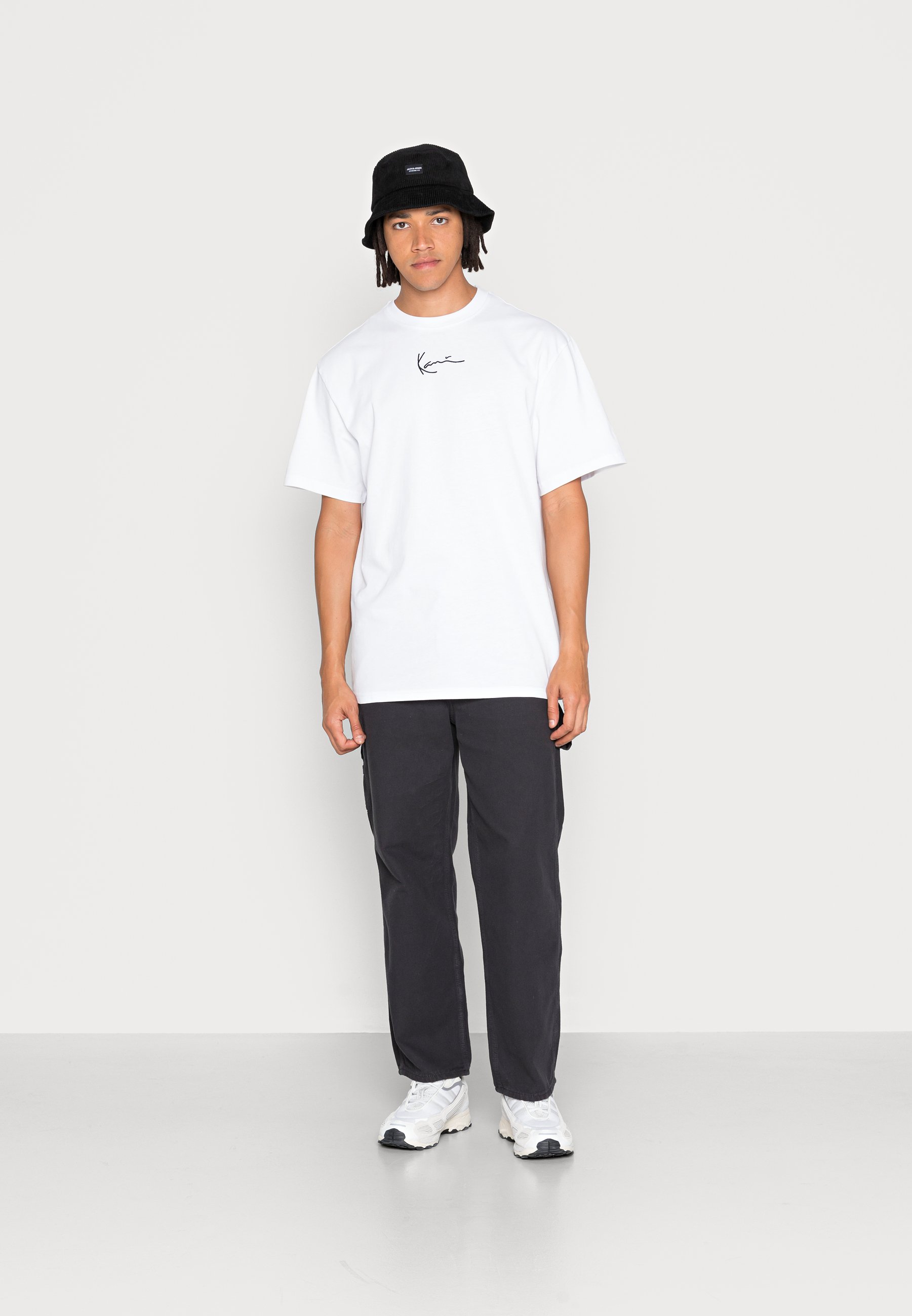 KARL KANI ORIGINAL STRIPES TEE – Maglietta Oversize A Righe, Girocollo, 100% Cotone, Rossa